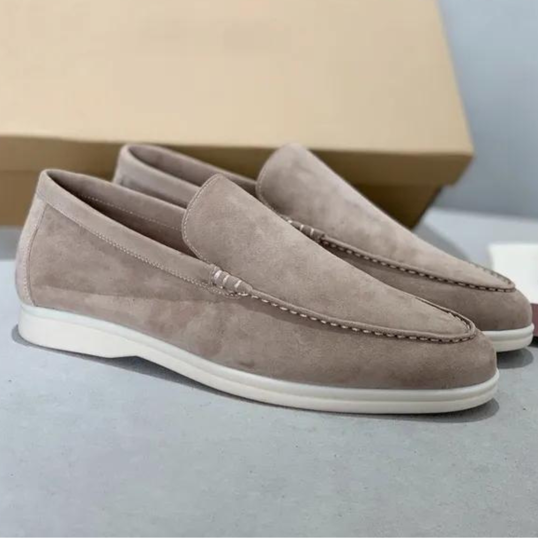 DELACROIX | Mocassins en suède élégant