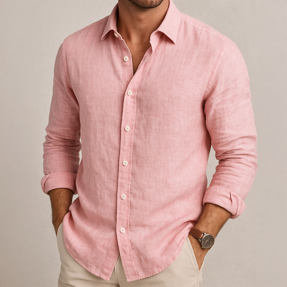 VIRELLE | CHEMISE ESSENTIELLE EN LIN POUR HOMME