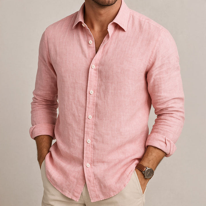 VIRELLE | CHEMISE ESSENTIELLE EN LIN POUR HOMME